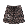 Unisex Heavyweight Leopard Drawstring Shorts